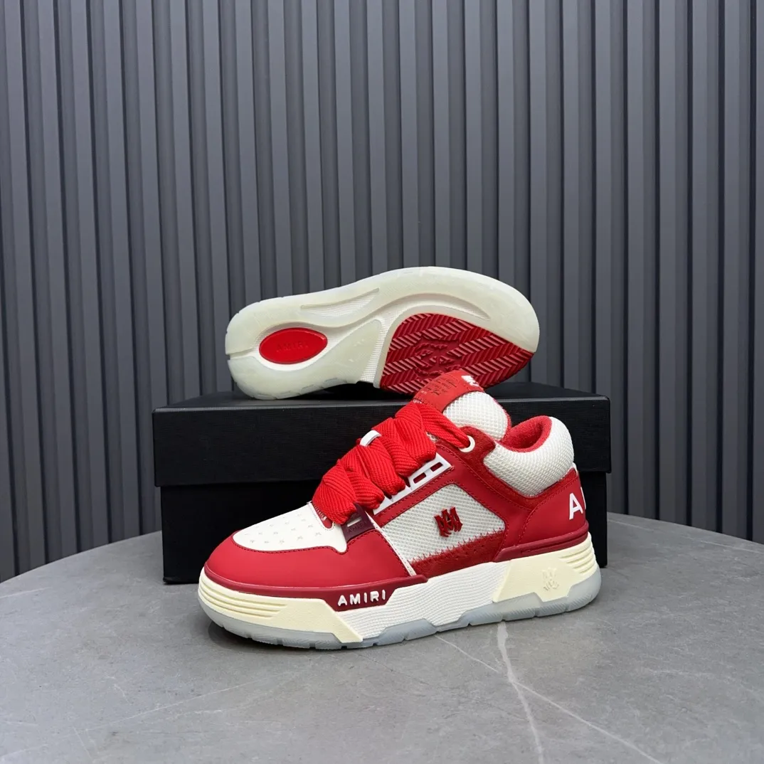 Men's shoes 💰660💰 AMIRI AMIRI trendy brand hot sale 🔥 Available all year round, couples 💑 Official website synchronization Imported fabrics 1⃣️ vs 1⃣️ replica, original factory special original sole, 35-45 (45. non-refundable)